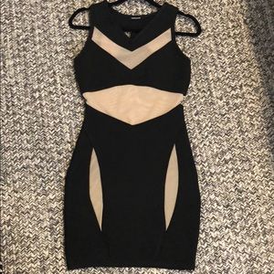 Black & Tan BodyCon Dress Size Small